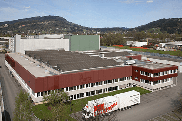 Lo stabilimento della ditta Flatz GmbH a Lauterach